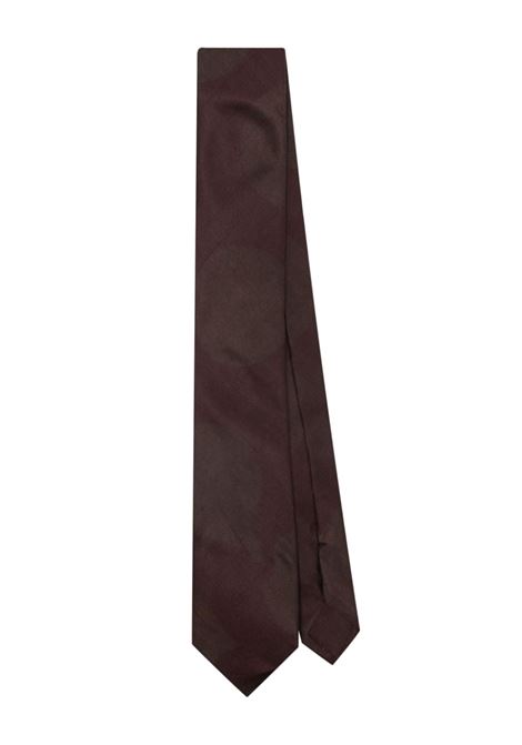 Brown dots-print tie Our Legacy - men OUR LEGACY | A4248TDBRWN